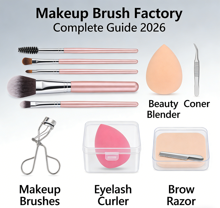 메이크업 브러쉬 공장